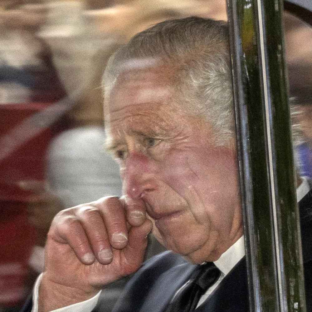 King Charles III Cries as He Heads to Buckingham Palace After Ascension Ceremony: Photo