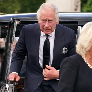 King Charles III Cries as He Heads to Buckingham Palace After Ascension Ceremony: Photo