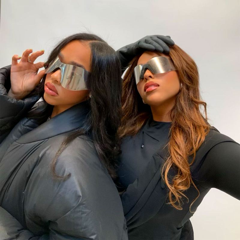 Kylie Jenner's Former BFF Jordyn Woods Models Shades From Kanye West's Yeezy Line