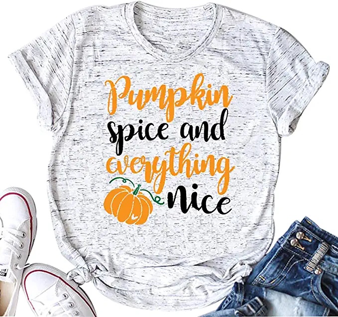 LUKYCILD Women's Pumpkin Shirt