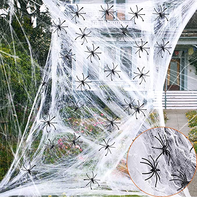 Labrostar 1000 Sqft Halloween Spider Web