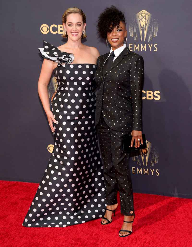 Lauren Morelli and Samira Wiley 2021 Best Emmys Couple Style Moments