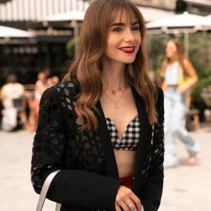 New Season, New 'Do! Emily in Paris Gets Bangs bra top