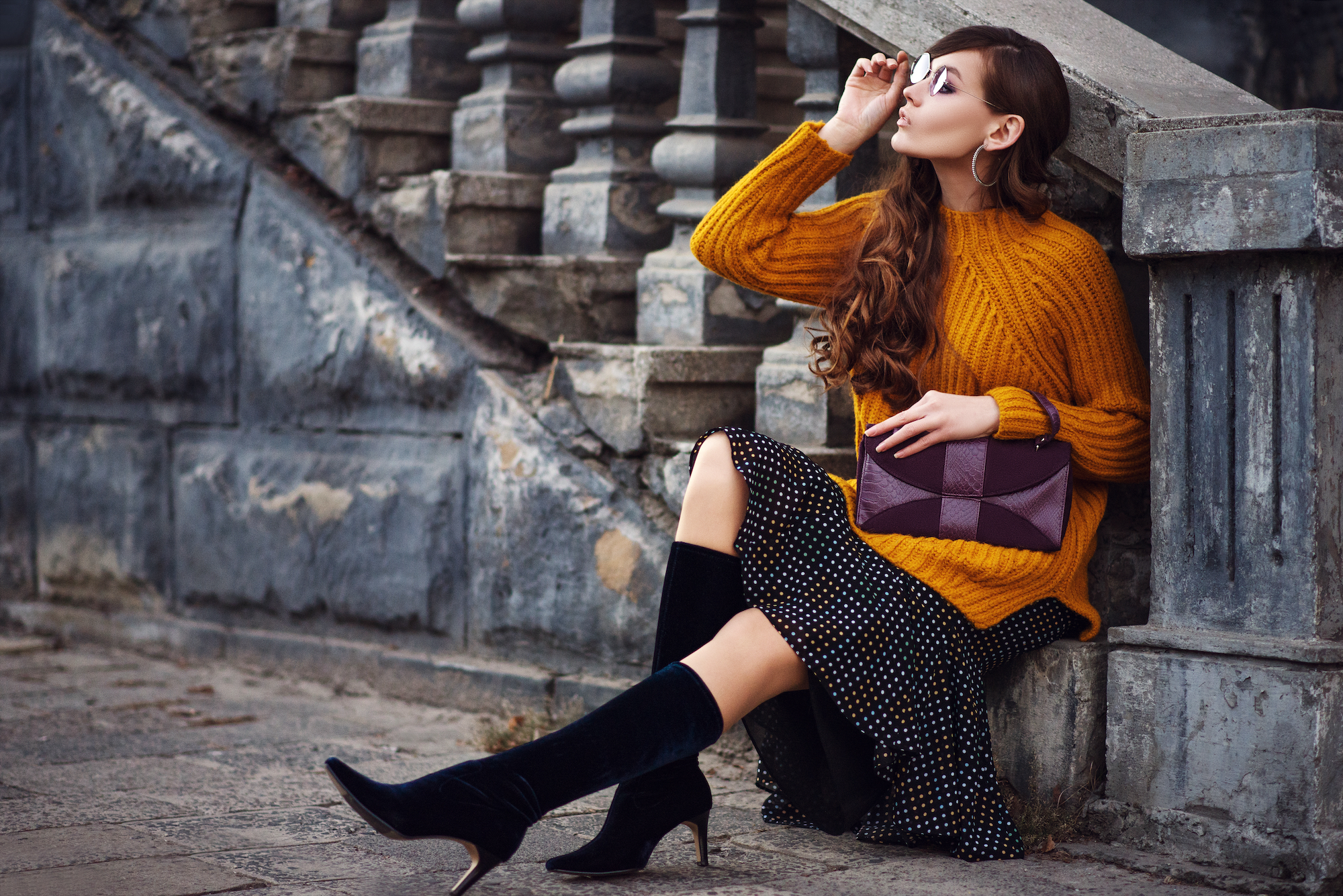 Midi Skirt With Boots: 6 Ways to Pair Them All Season