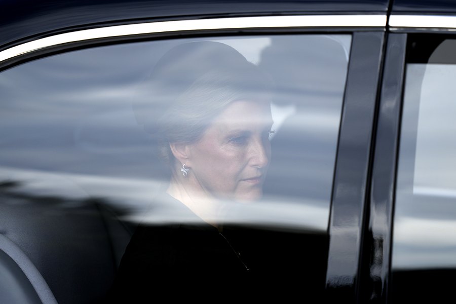 Meghan Markle Rides With Countess Sophie During Procession for Queen Elizabeth II