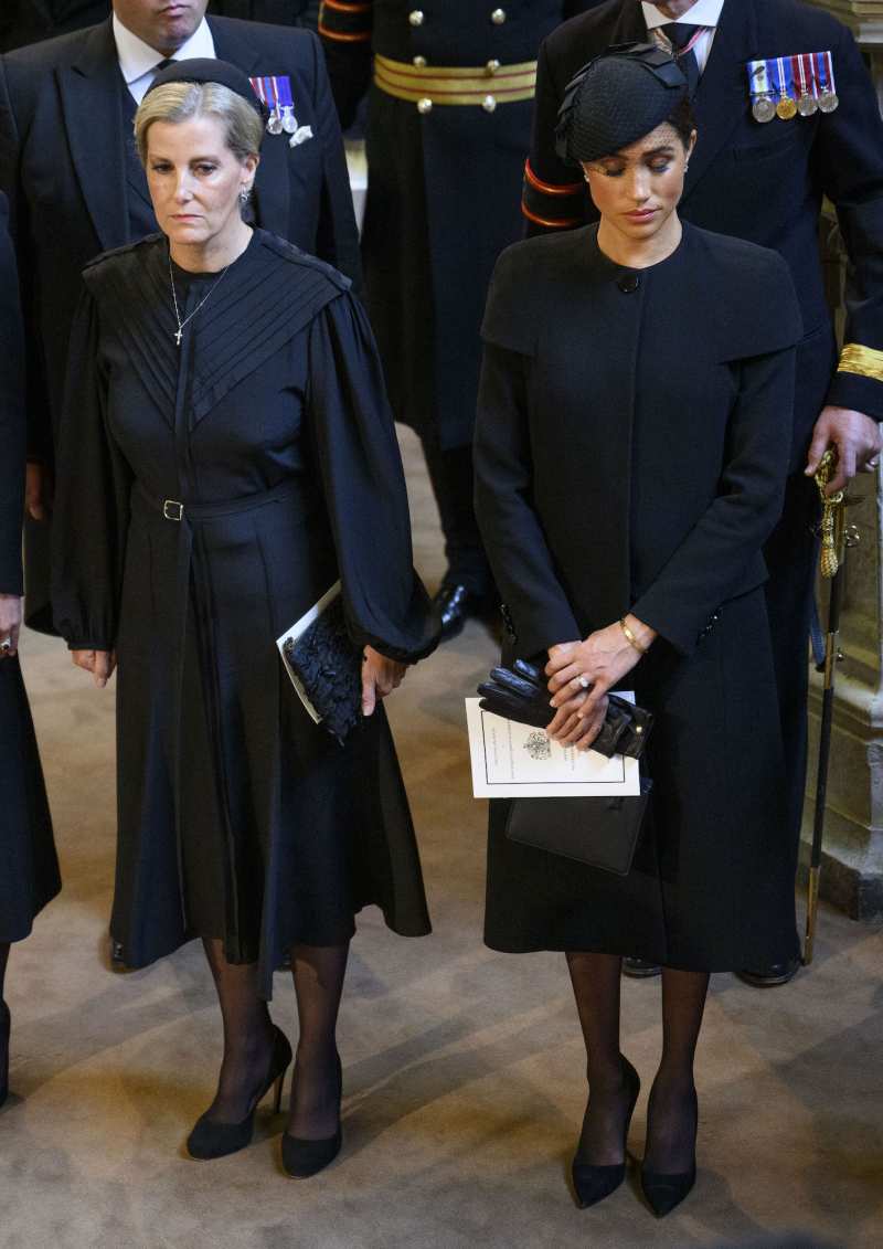 Meghan Markle and Duchess Sophie at Royal Funeral