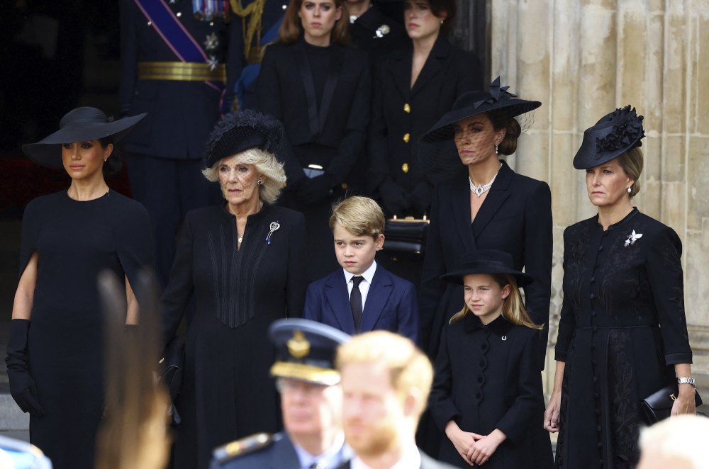 Meghan Markle, Kate Middleton, Princess Charlotte, Prince George, Sophie Duchess of Wessex