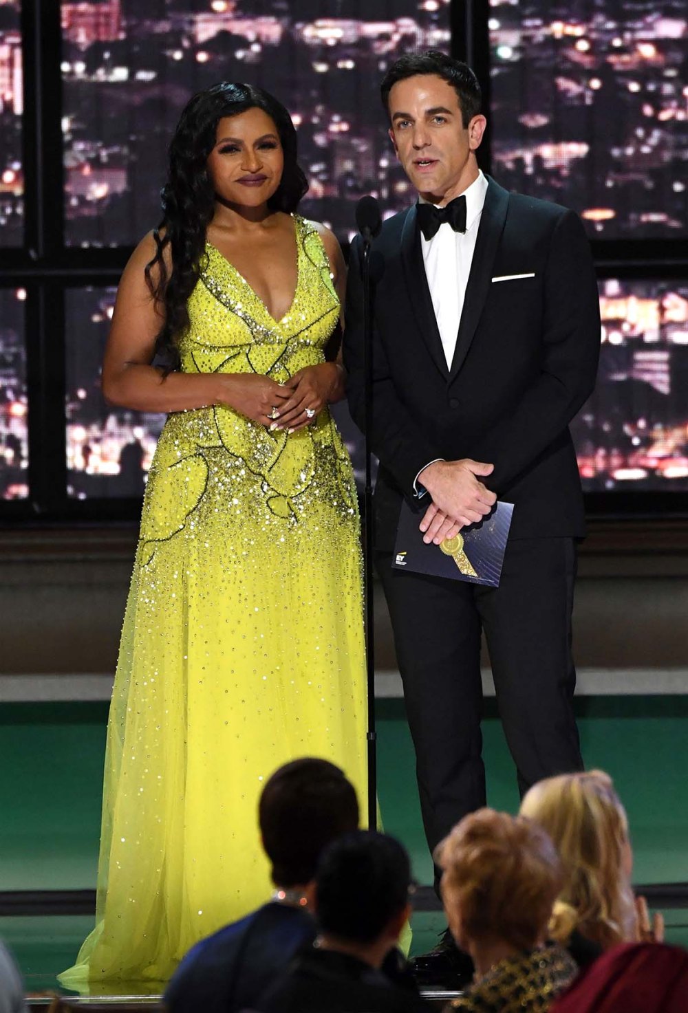 Mindy Kaling and B. J. Novak Joke About 'Complicated' Costar Romances at Emmys