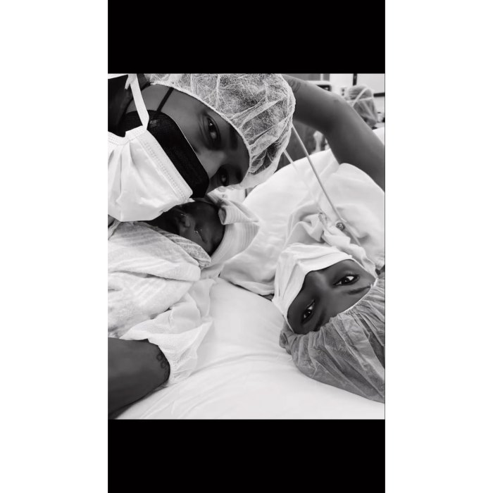 Nick Cannon welcomes baby #9 for the first time with model Lanisha Cole