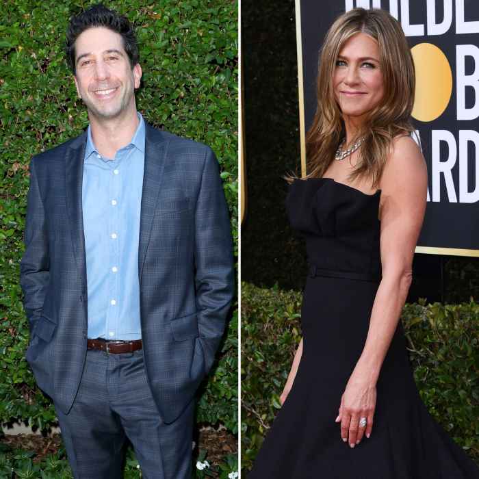 Oh My Shirtless David Schwimmer Teases Jennifer Aniston With Shower Photo