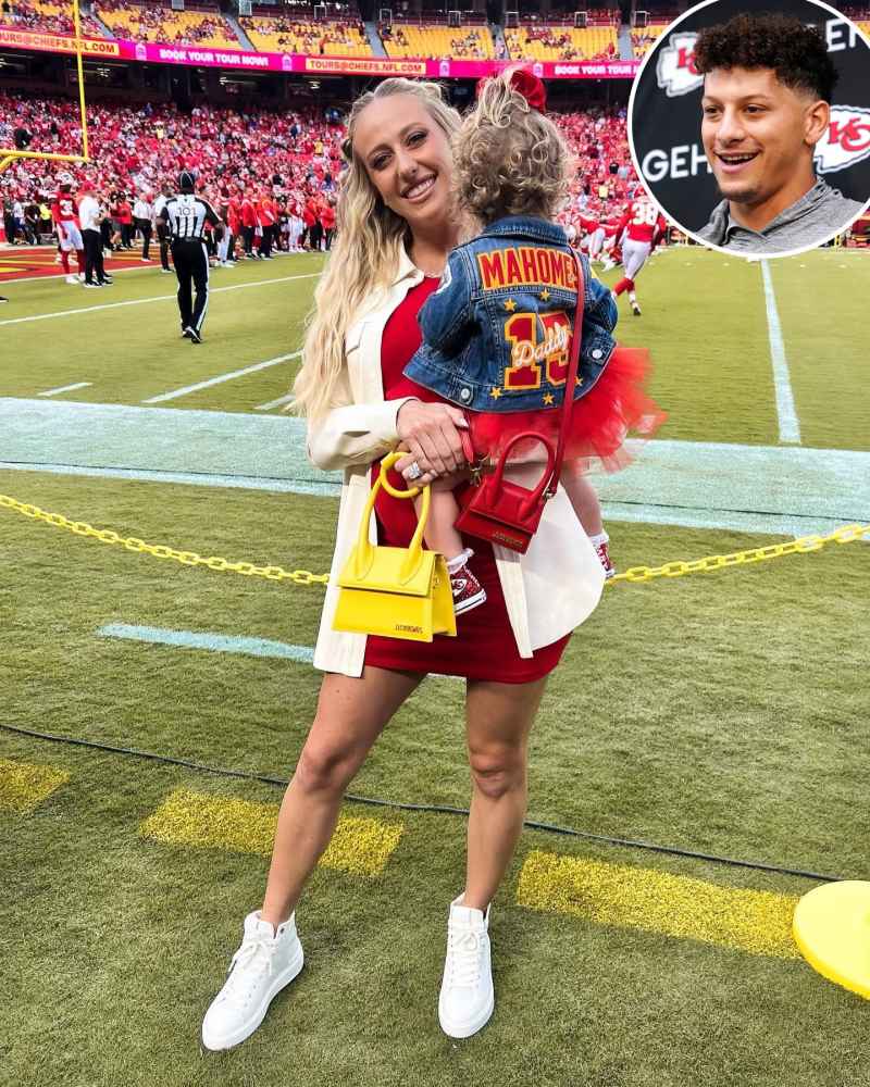 Patrick Mahomes Daughter Sterling Surprises Him With 1st Field Visit