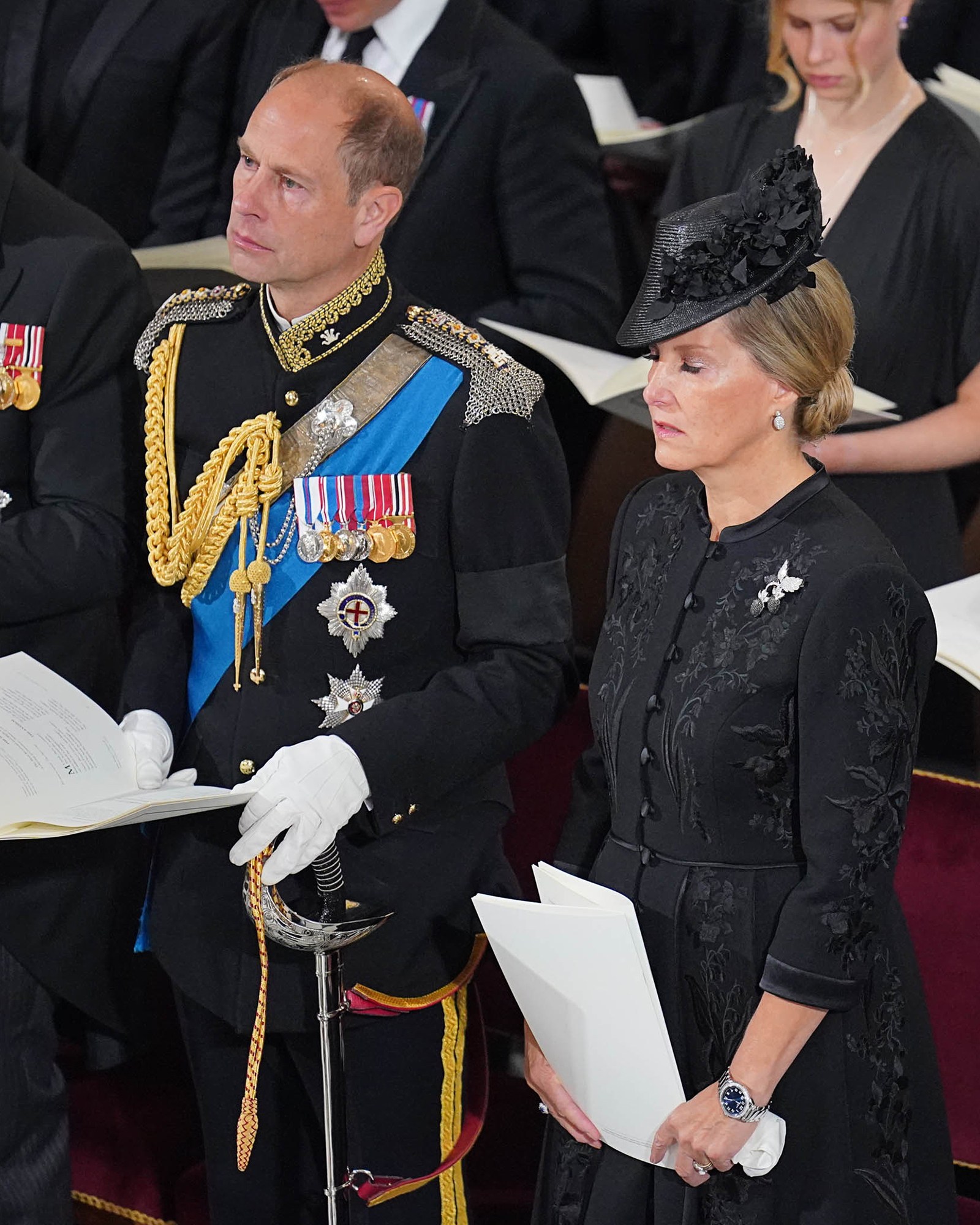 Prince Edward, Wife Sophie Pay Tribute