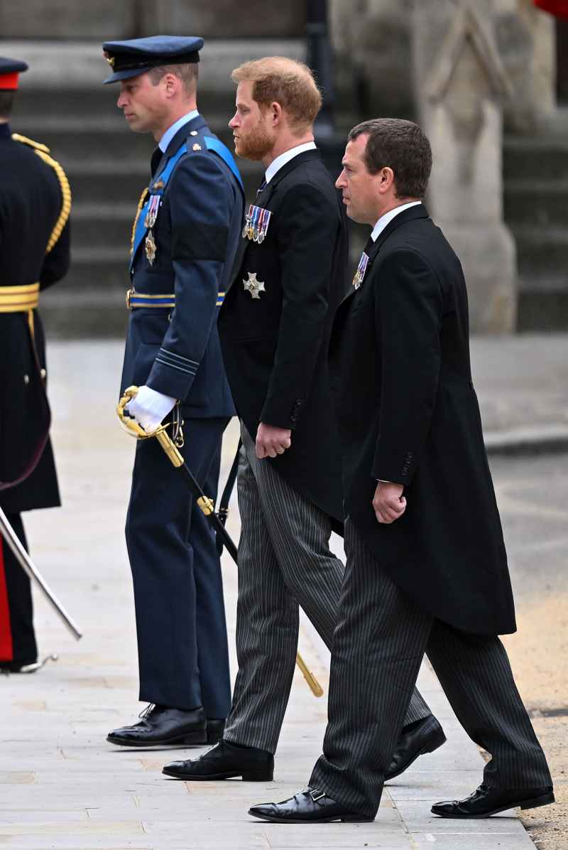 Prince Harry Does Not Wear Military Uniform to Queen Elizabeth II's Funeral Despite Decade of Service 5