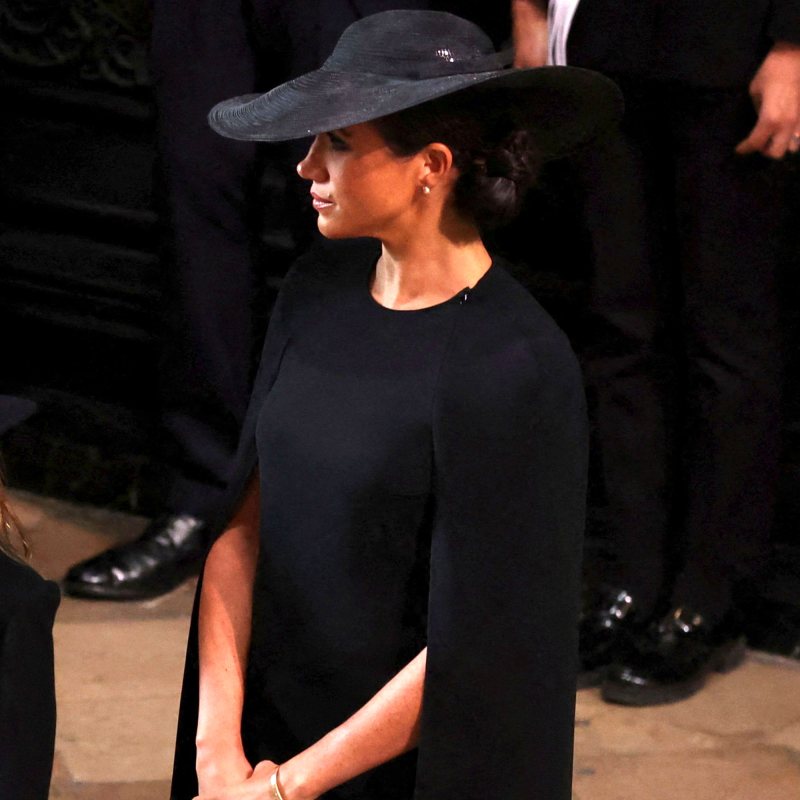 Prince Harry and Meghan Markle Sit in 2nd Row for Queen's Funeral: Photos