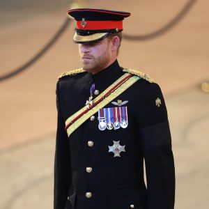 Prince Harry Wears Military Uniform for 1st Time Since Stepping Down as Senior Royal at Queen Elizabeth II's Vigil
