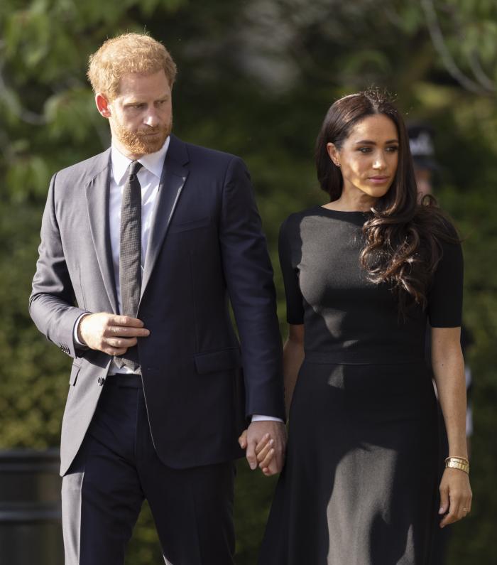 Prince Harry and Meghan Markle at Windsor Castle September 2022