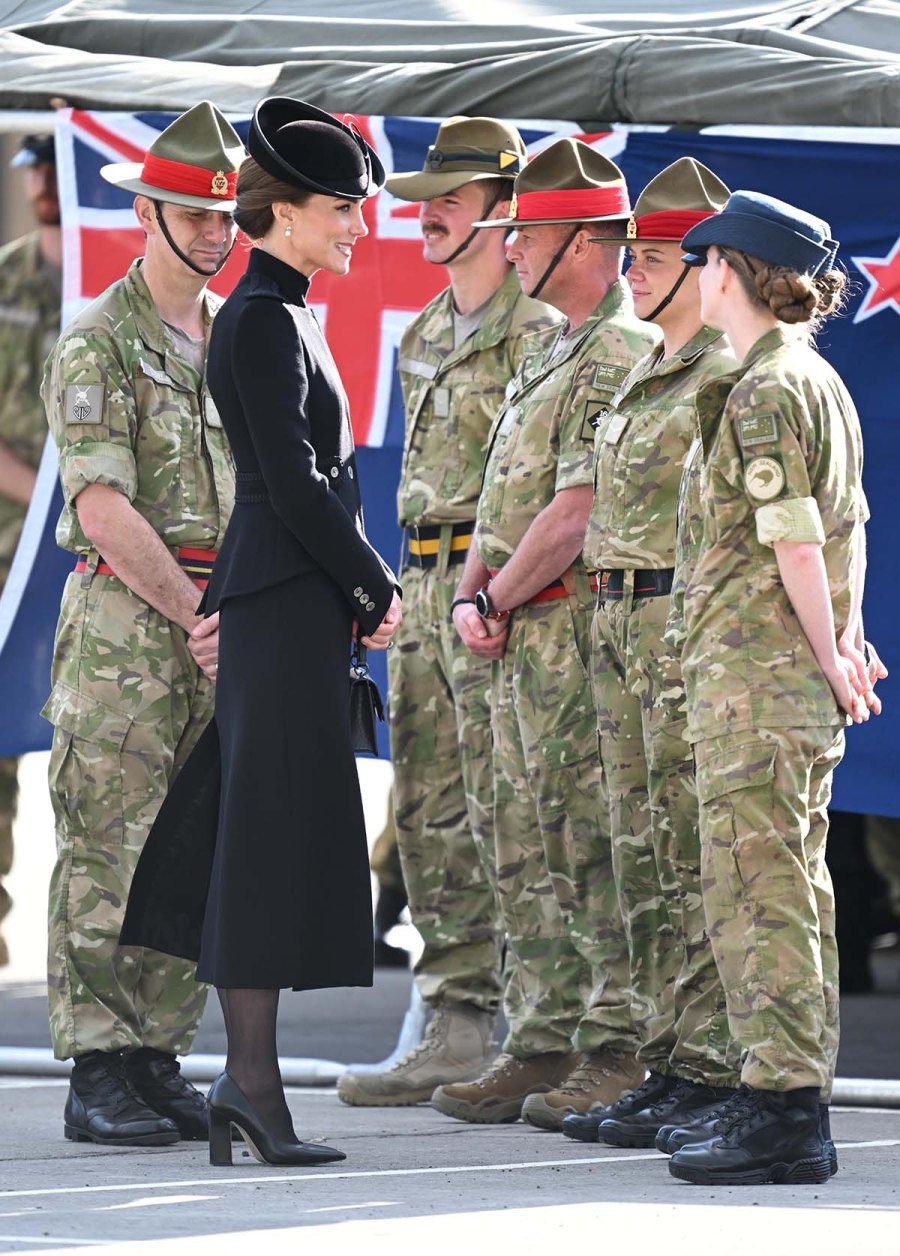 Prince William and Princess Kate Meet With Troops Deployed to Attend Queen Elizabeth II’s Funeral: