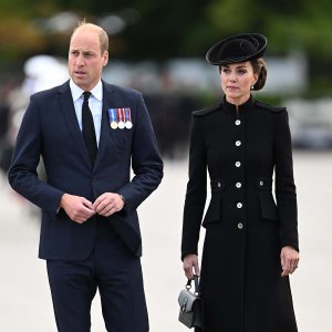 Prince William and Princess Kate Meet With Troops Deployed to Attend Queen Elizabeth II’s Funeral: