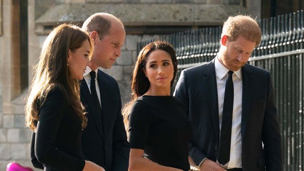 Prince William’s Invite for Harry, Meghan to Greet Mourners Wasn’t 'Easy'