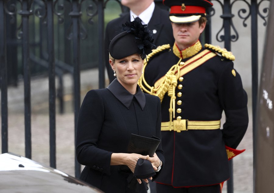 Princess Anne’s Children Peter Phillips and Zara Tindall Pay Their Respects to Grandmother Queen Elizabeth II at State Funeral