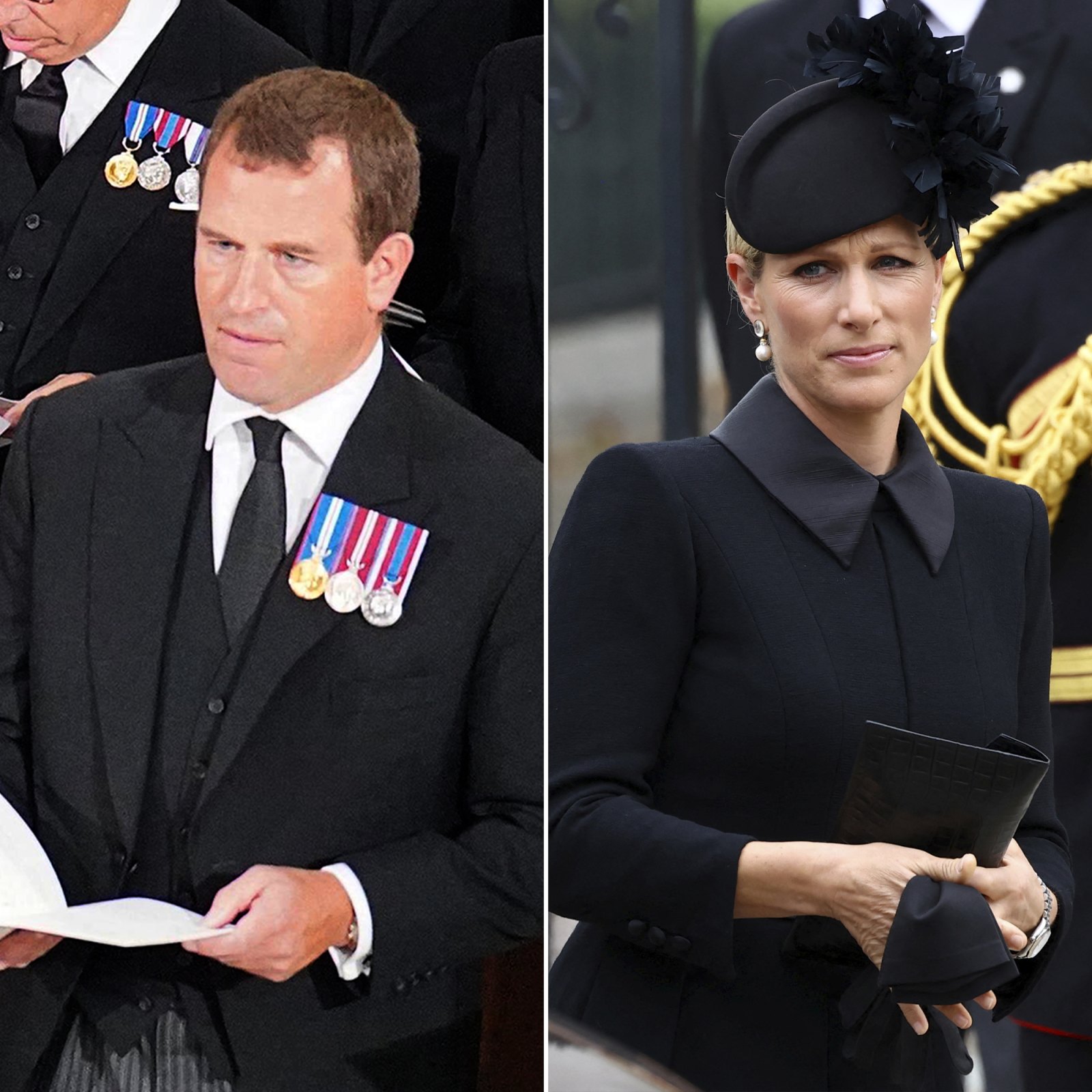 Princess Anne’s Children Peter Phillips and Zara Tindall Pay Their Respects to Grandmother Queen Elizabeth II at State Funeral