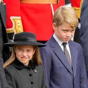 Princess Charlotte Appears to Scold Prince George During Queen's Funeral
