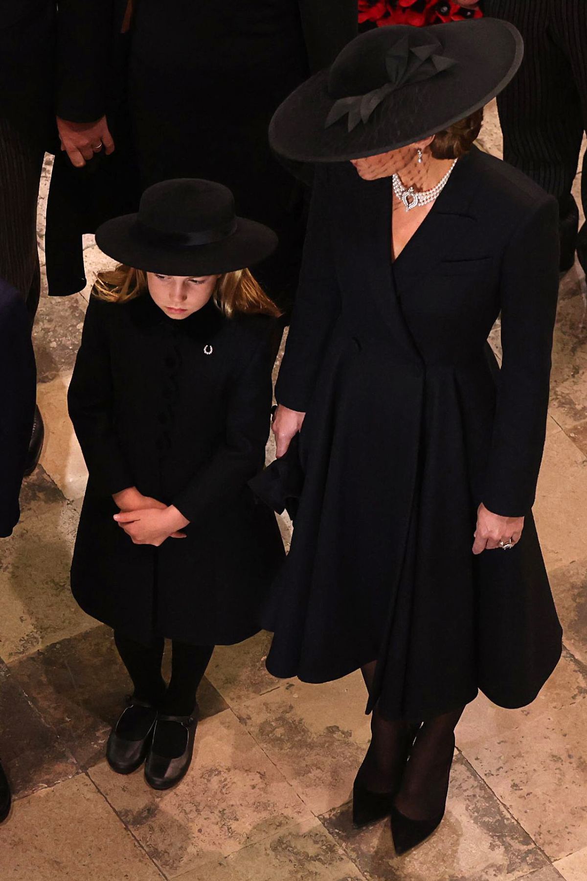 Princess Charlotte Honors Queen With Brooch at Funeral: Photos | Us Weekly