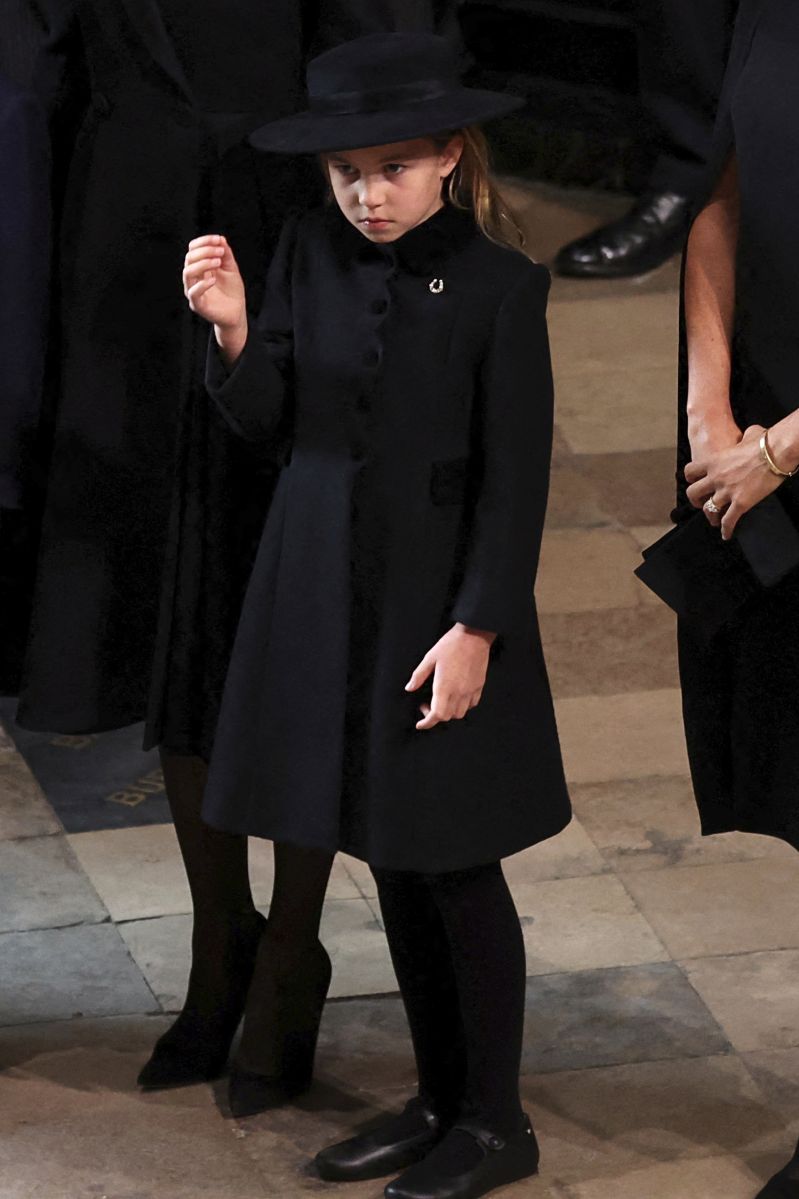 Princess Charlotte Sweetly Paid Homage to Great-Grandmother Queen Elizabeth II With Brooch at Funeral