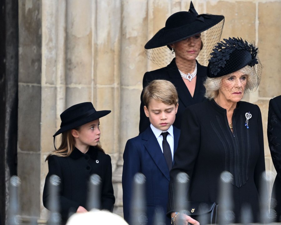 Princess Charlotte Honors Queen With Brooch at Funeral: Photos