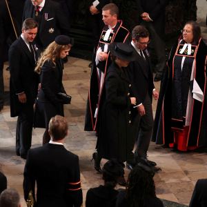 Princess Eugenie and Jack Brooksbank Attend Queen Elizabeth II's State Funeral 01