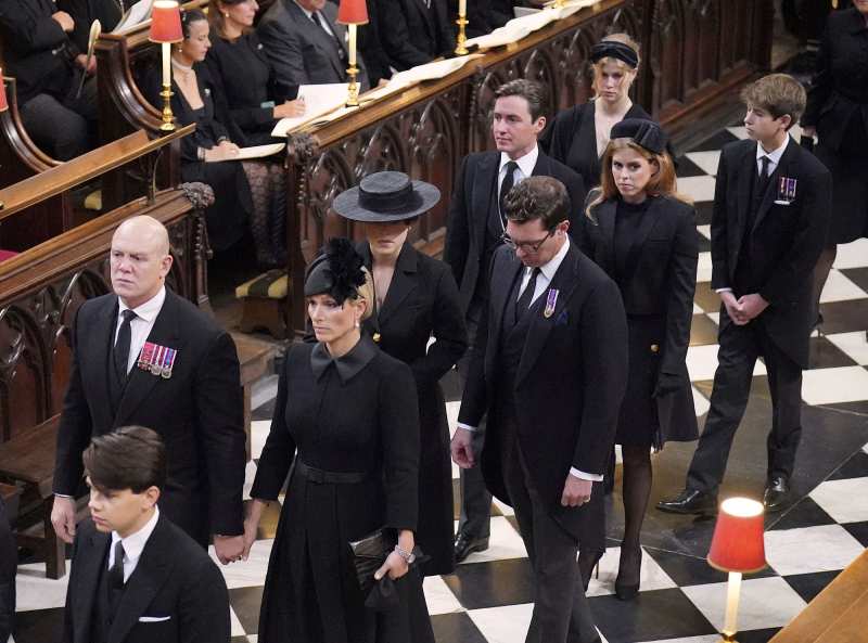Princess Eugenie and Jack Brooksbank Attend Queen Elizabeth II's State Funeral 01