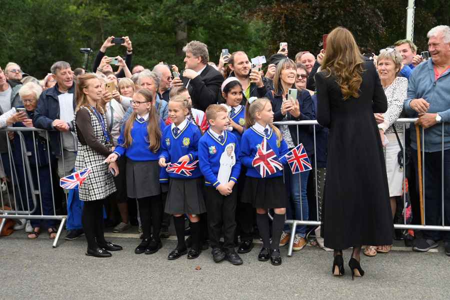 Princess Kate Chooses Little Girl to Lay Corgi Toy Tribute at Sandringham