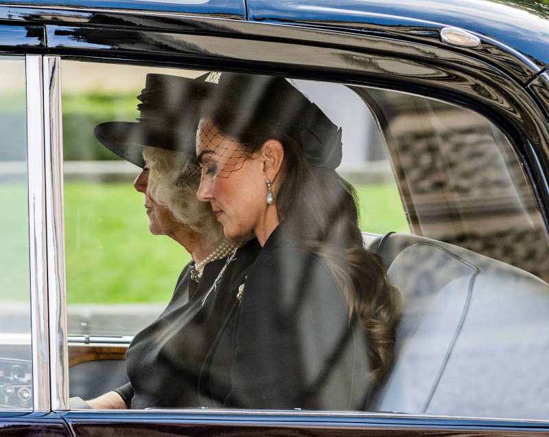 Princess Kate Wears Earrings from Queen Elizabeth II to Her Majesty's Procession