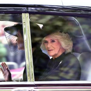 Queen Camilla, Princess Kate Arrives With Kids to Queen Elizabeth II's Funeral 7