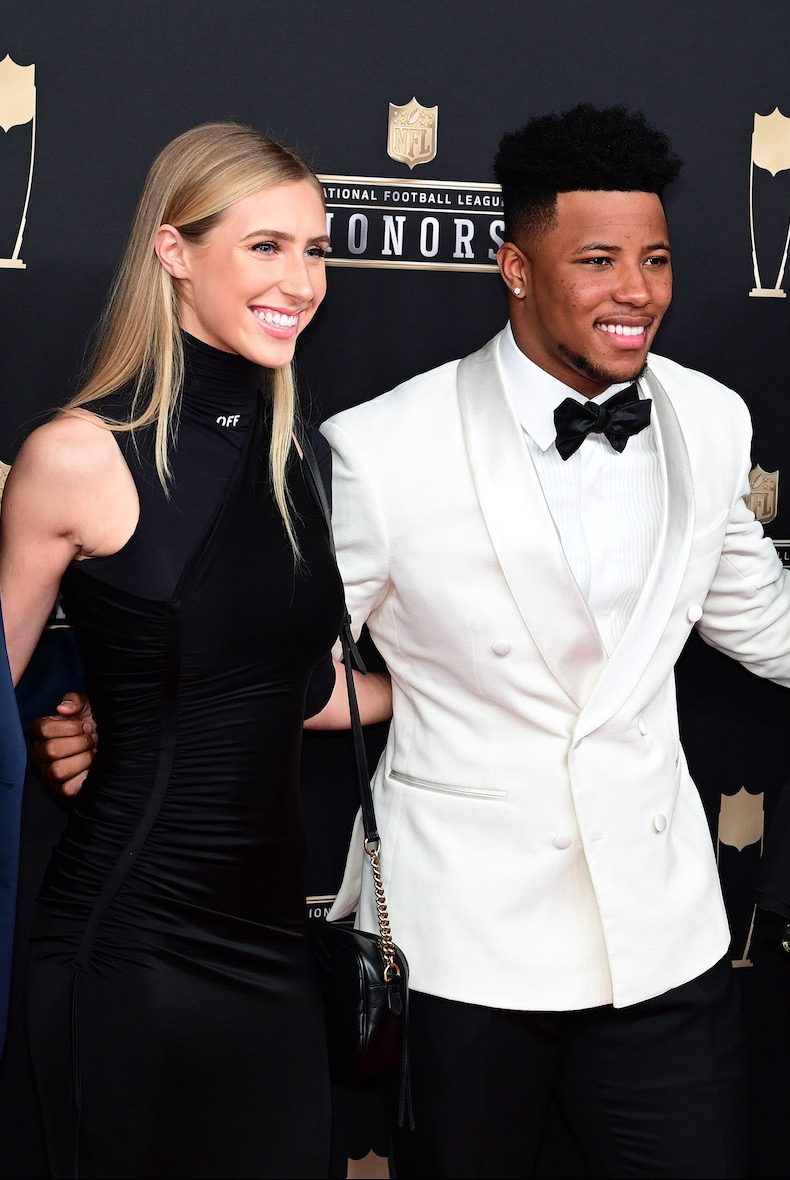 Giants' Saquon Barkley arrives at the NFL Honors