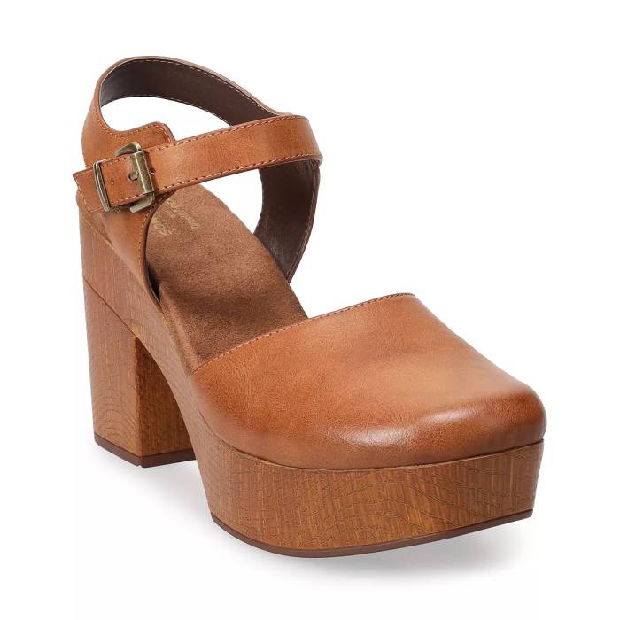 Sonoma Goods For Life® Gimlet Faux Wood Women's Clog