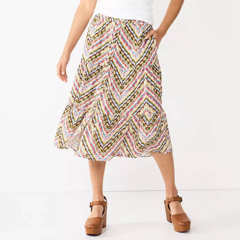Sonoma Goods For Life® Tiered Maxi Skirt