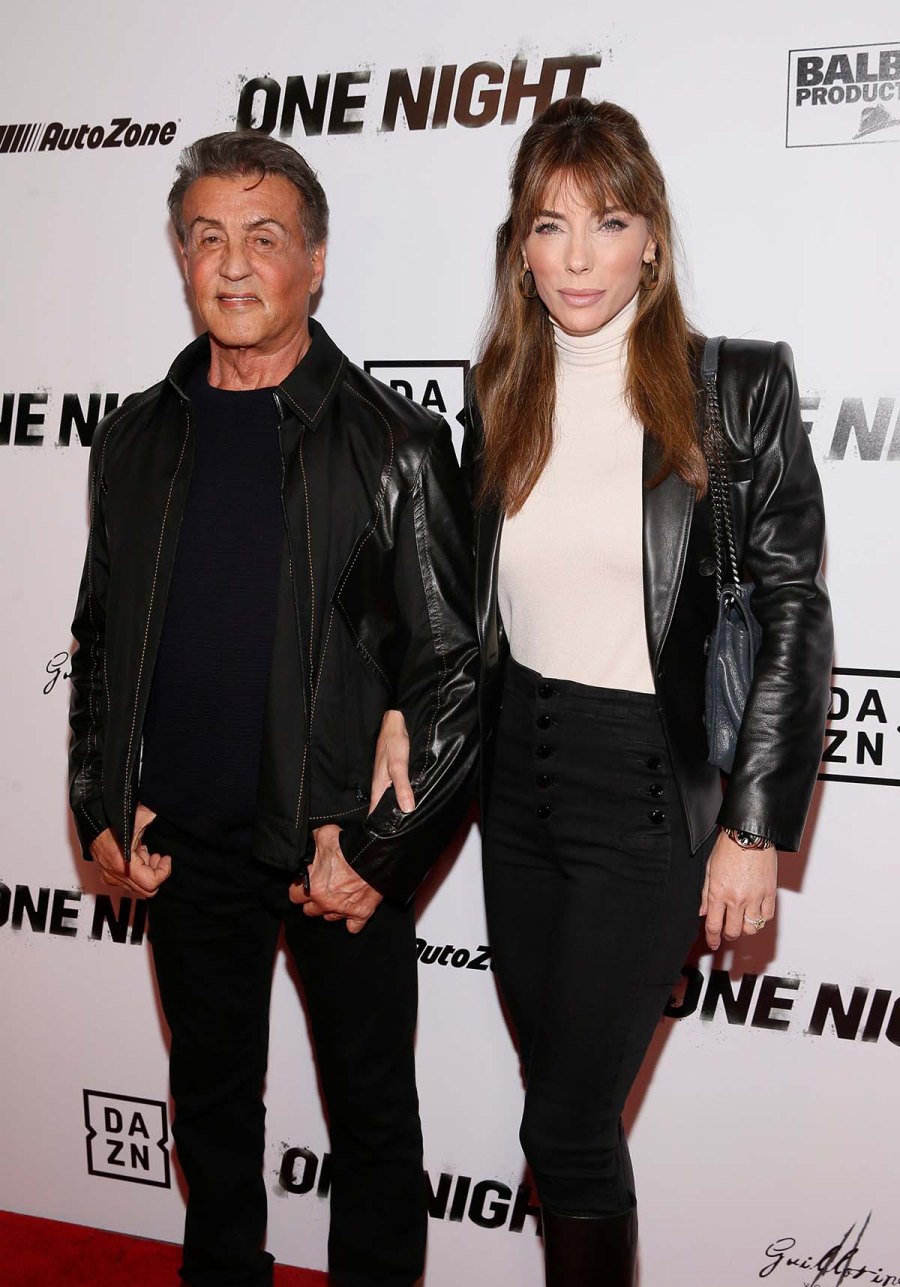 Sylvester Stallone and Wife Jennifer Flavin