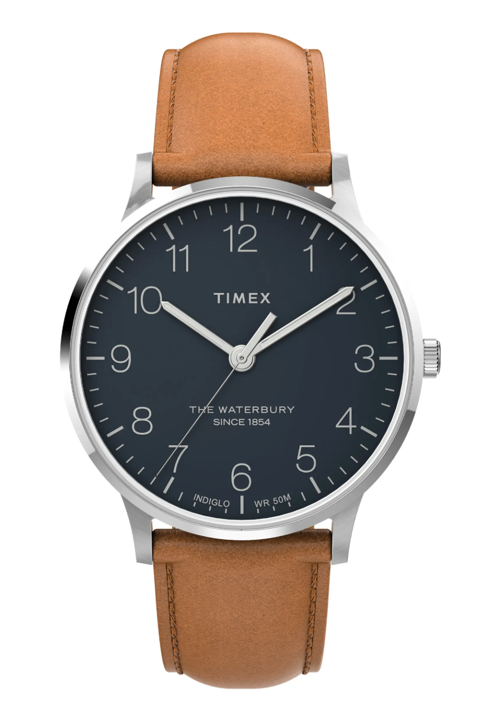 Timex Waterbury Classic Leather Strap Watch