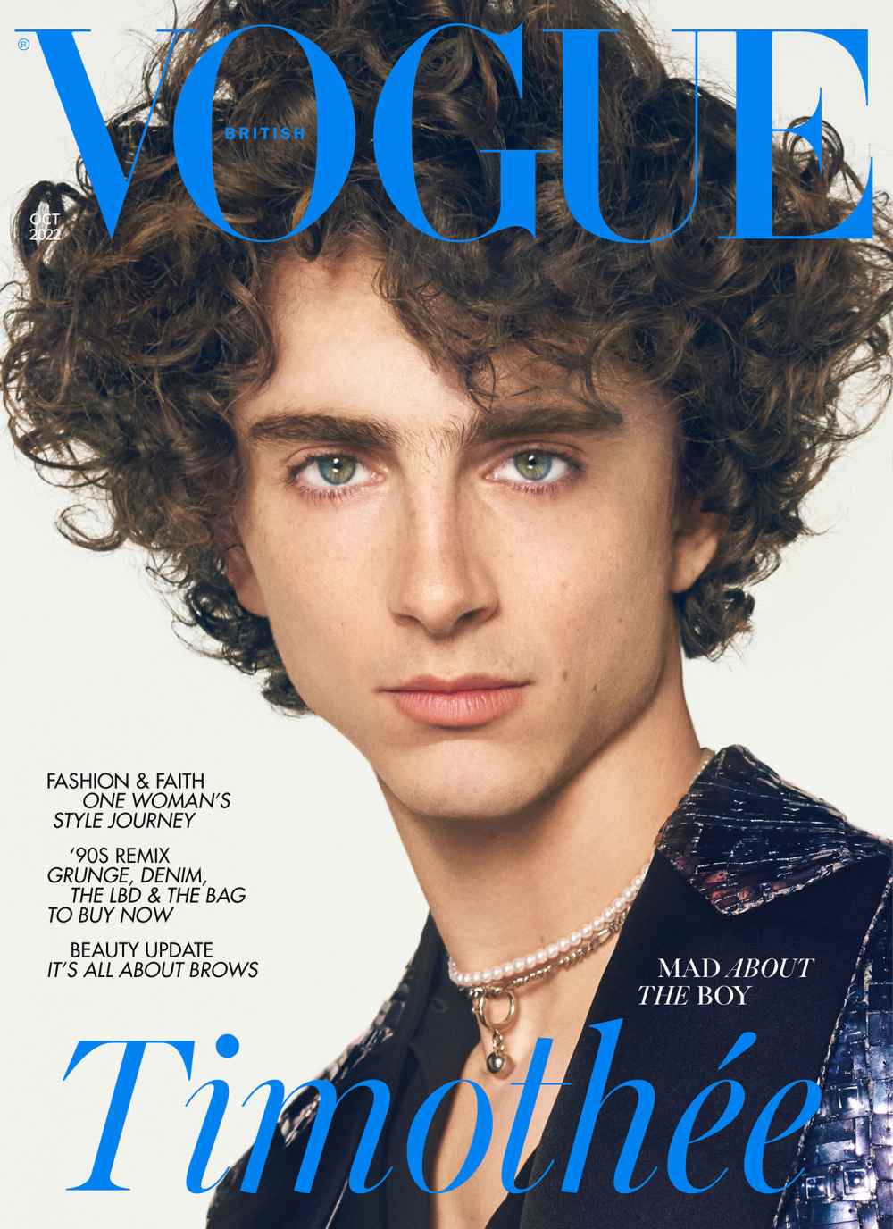 Timothee Chalamet Makes History as the First Man to Grace the Cover of British Vogue