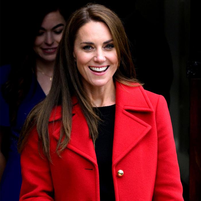 Was Kate Middleton's Red Coat a Nod to Princess Diana