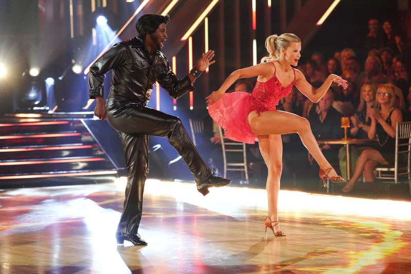 Wayne Brady and Witney Carson Dancing With the Stars Contestants Battle It Out on Elvis Night