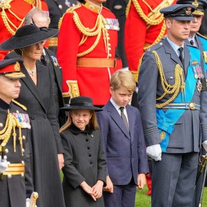 William, Kate's Decision to Leave Louis Home Queens Funeral