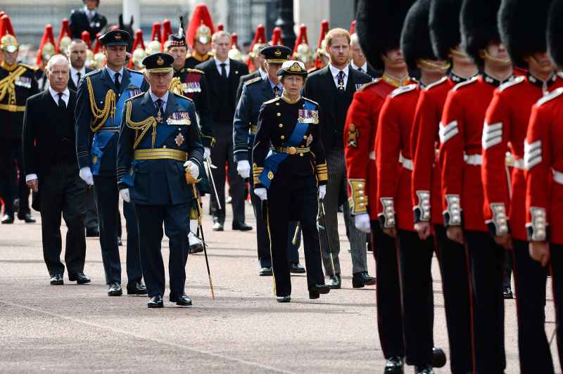 William and Harry Walk Behind Queen Coffin Almost 25 Years to the Day After Princess Diana's Funeral 13