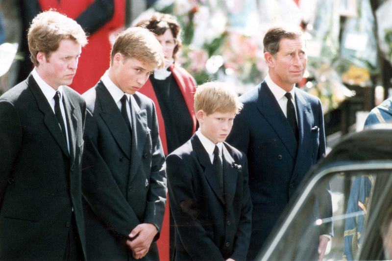 William and Harry Walk Behind Queen Coffin Almost 25 Years to the Day After Princess Diana's Funeral 3