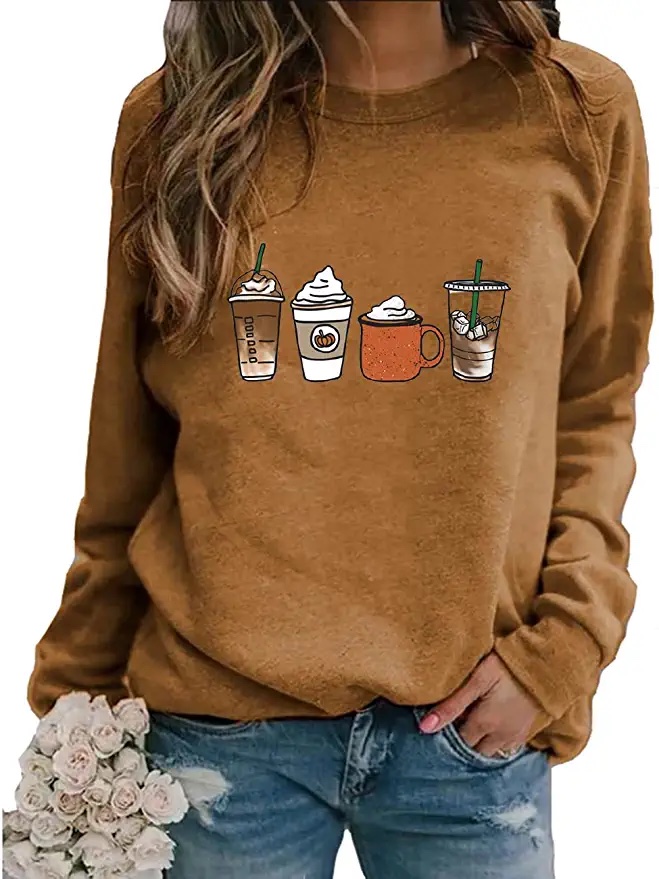 Ykomow Fall Coffee Sweatshirt