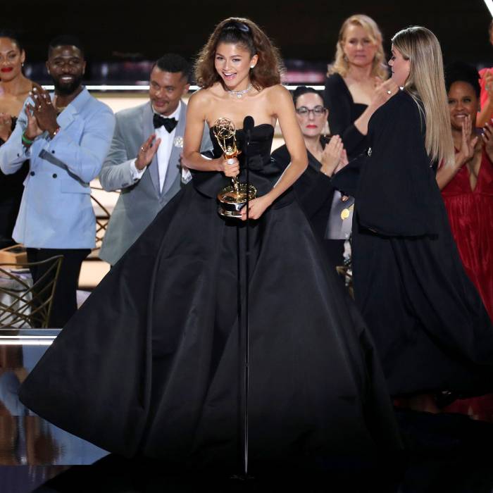 Zendaya Wins 2nd Lead Actress Emmy for Euphoria Emmys 2022