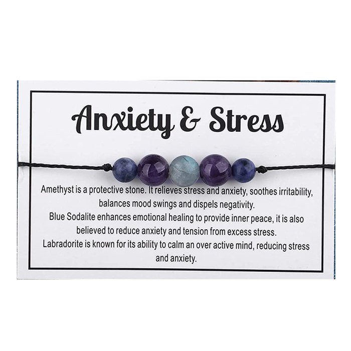 Anti-Anxiety Bracelets Are Like Wearable Forms of Self-Care 6 anti-anxiety-bracelet-amazon-bead-strand