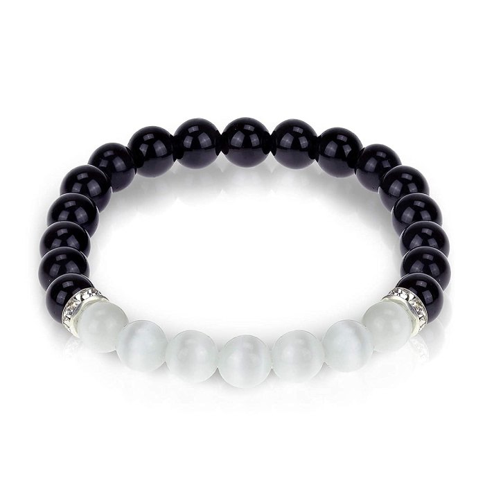 Anti-Anxiety Bracelets Are Like Wearable Forms of Self-Care 11 anti-anxiety-bracelets-amazon-obsidian-selenite