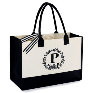 best-tote-bags-for-moms-amazon-initial-monogram-personalized